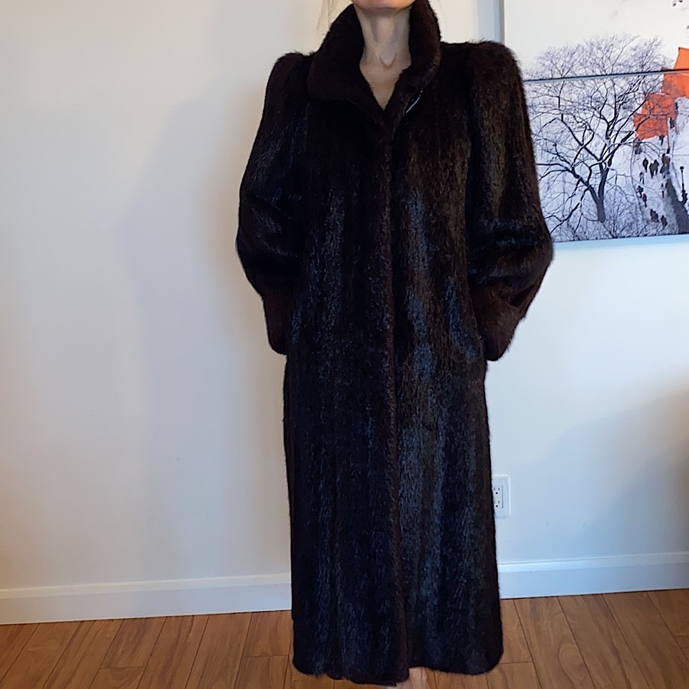 Vintage women’s fur coat